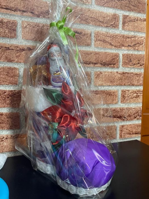 Coșuleț și ghetuțe cu dulciuri de Moș Nicolae