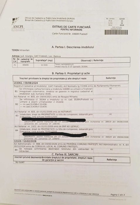 teren intravilan Giurgiu