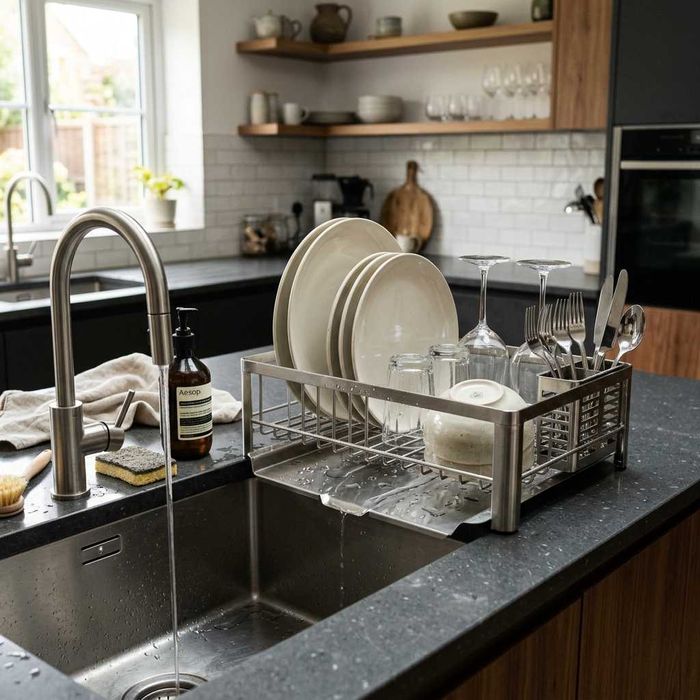 Сушилка для посуды настольная из нержавейки Органайзер Idish quritgich