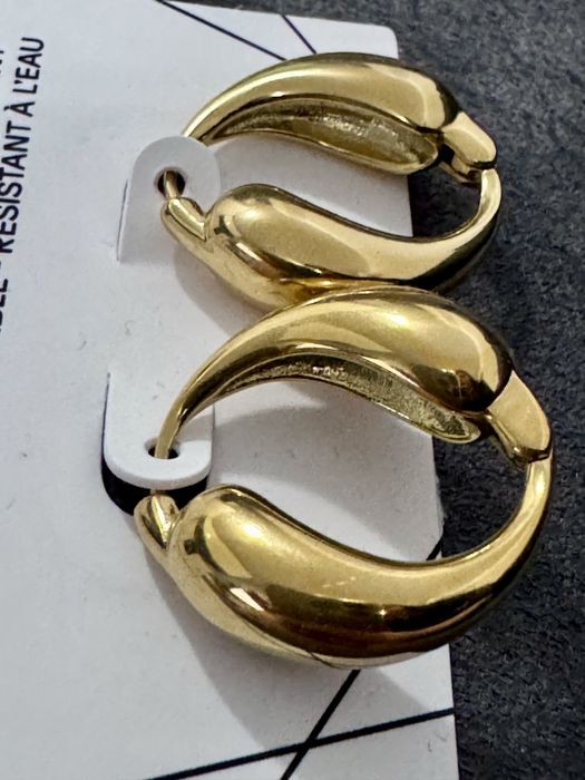 Златисти кръгли обици Aldo