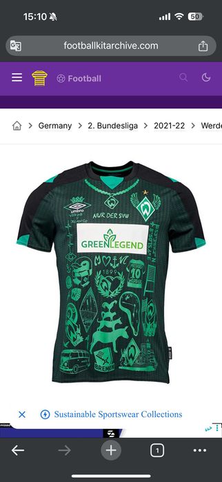 Tricou Werder Bremen superb unicat