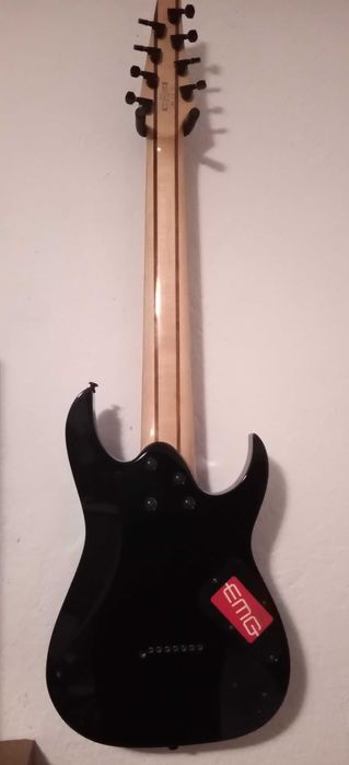 8 струнна електрическа китара Ibanez RG8L Black за лява ръка