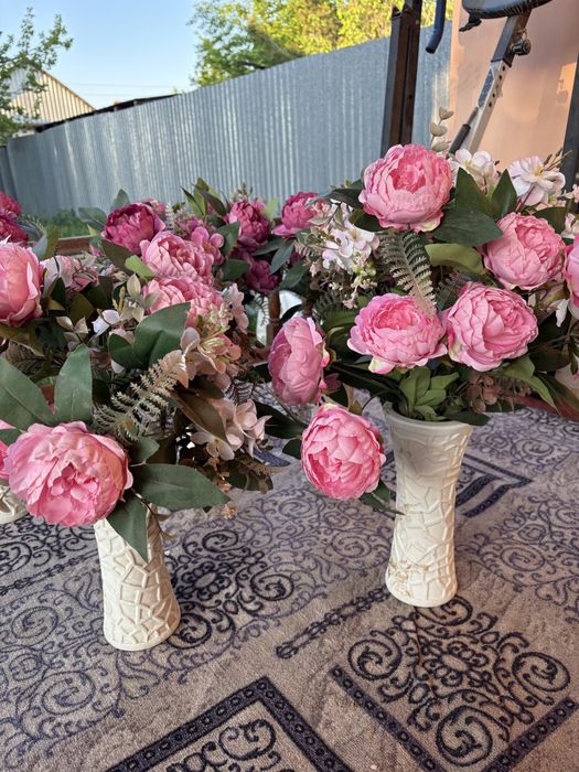 Искустывенные цветы 5шт