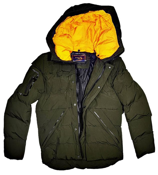 Мъжко зимно яке войнишко зелено - НОВО