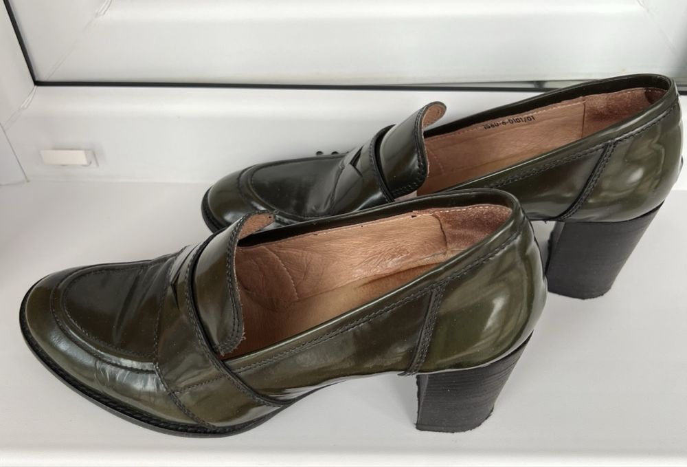 Ботинки. туфли кожаные