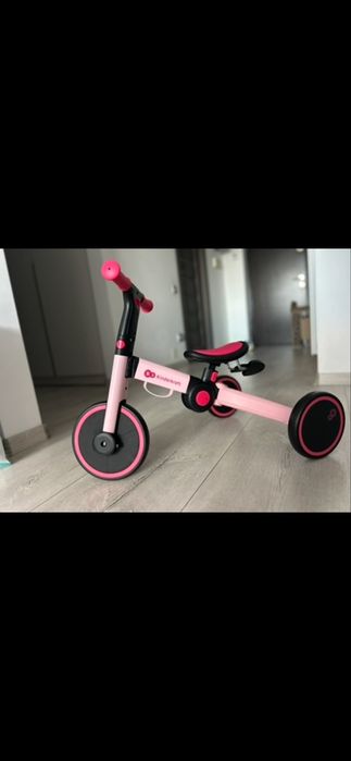 Bicicletă 3 în 1 -  KinderКraft - 4trike, Roz