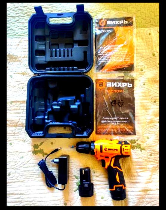Дрель-шуруповерт ВИХРЬ