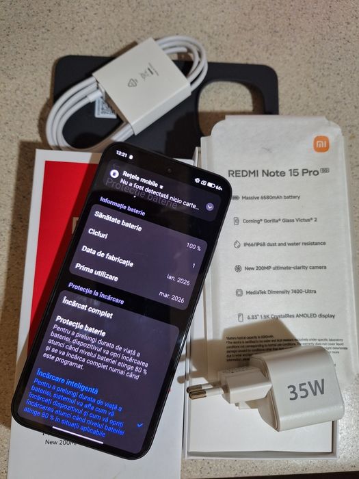 Redmi Note 15 pro 5G. Nou. Pret fix!