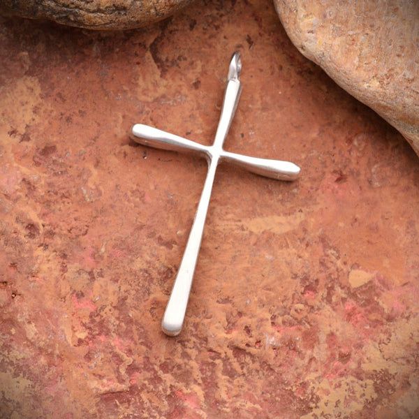 Сребърен медальон кръст 925 – голям мъжки кръст | Талисман за вяра