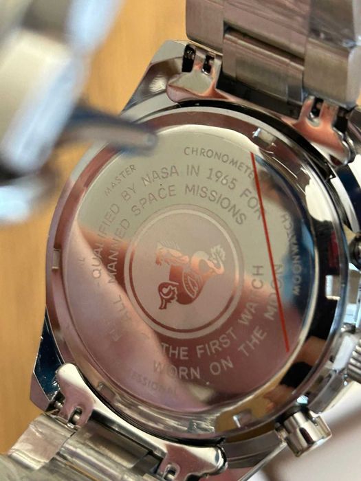 Ceas Omega Speedmaster – NOU, cutie + acte, model alb/albastru