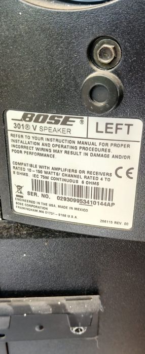 Boxe pasive Bose 301V