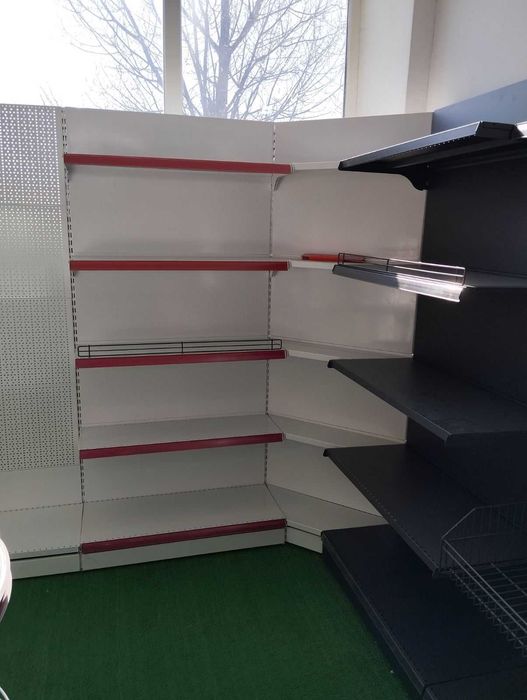 Метални нови стелажи крайстенни и ъглови