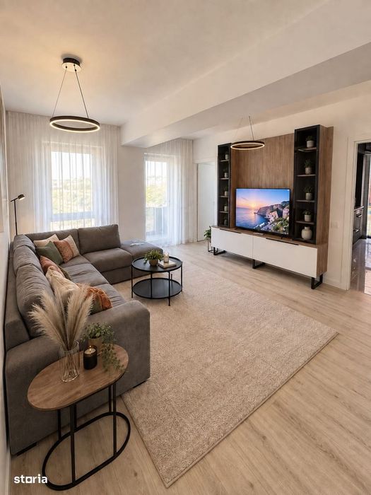 Apartament cu 2 camere, decomandat, etaj 4 din 7, 55mp — fotografia 1