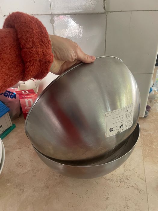 2 Boluri Ikea Blanda Blank diametru 36 cm