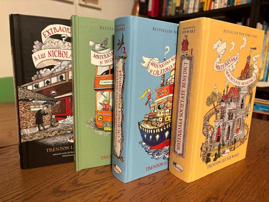 Colectie Carti Misterioasa Societate Benedict - Trenton Lee Stewart
