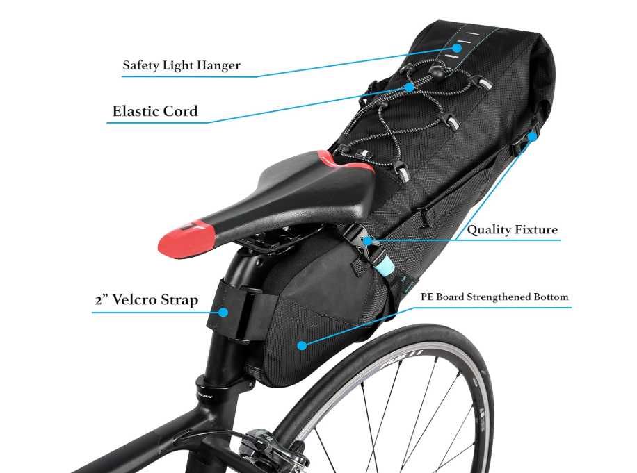Tubus Cargo Classic багажник туринг bikepacking велотуризъм Roswheel ATTACK чанта за седалка Restrap handlebar bag за кормилото 14 литра за кормило