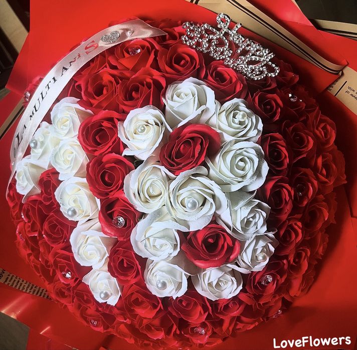 Aranjamente trandafiri sapun   (Doar cu ridicare personala)