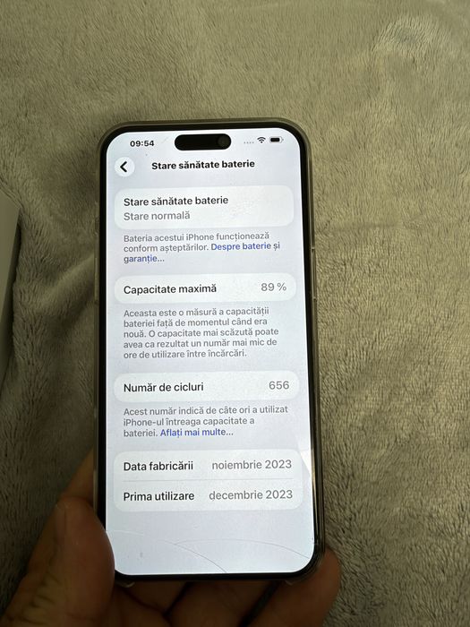 Iphone 15 pro max stare perfecta