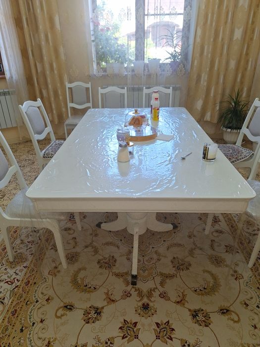 Стол слоновая кость