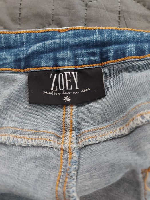 Дамски дънки тънки ластични 52 размер