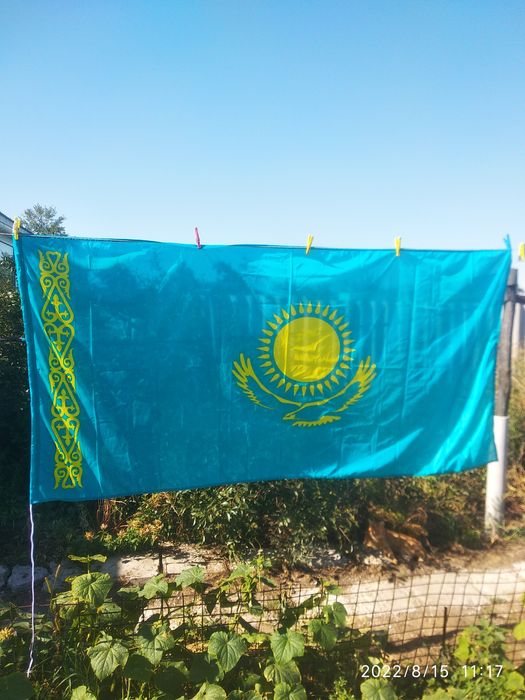 Флаг Казахстана 90х150см