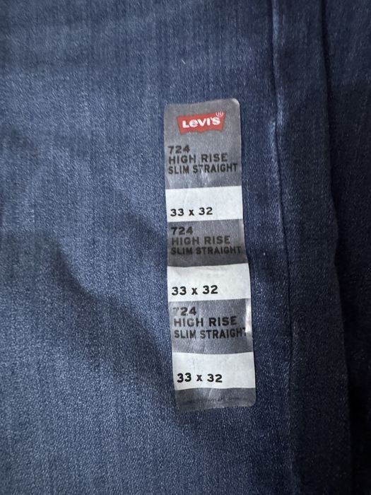 Levis original 724 HIGH RISE SLIM STRAIGHT 33/32