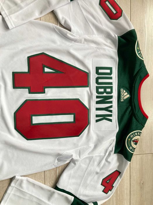 Adidas Адидас Minesota Wild NFL Dubnik hockey jersey хокейна джърси L