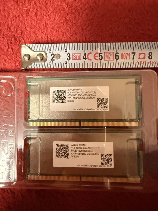 Memorii 2x 8GB Sodimm Samsung racire pasiva