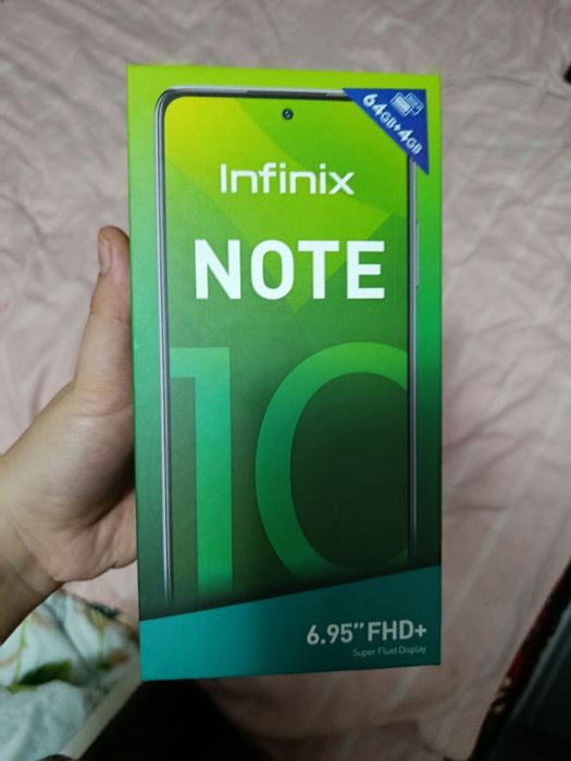 Infinix note 10 karobka dakument