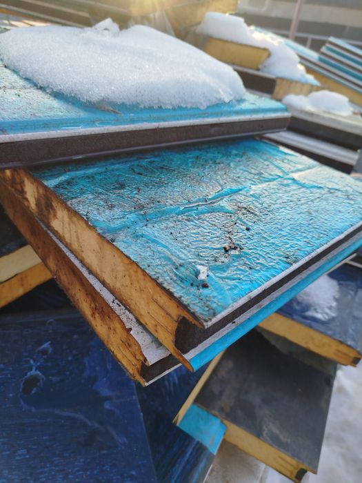 Куски сендвич панели разные размеры