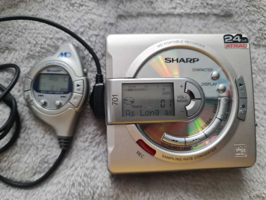 Minidisc Sharp 701 stare excelenta - muzica relax