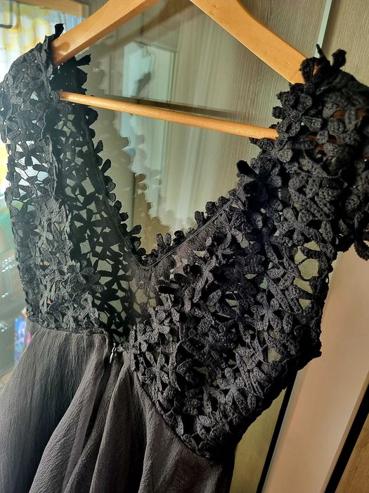 Rochie Ana Radu neagra tafta