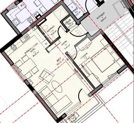 Двустаен апартамент в Поморие 786 - 23525