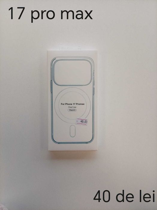 Huse, Folii, Cabluri iPhone 17 Pro Max - Montaj gratuit folie