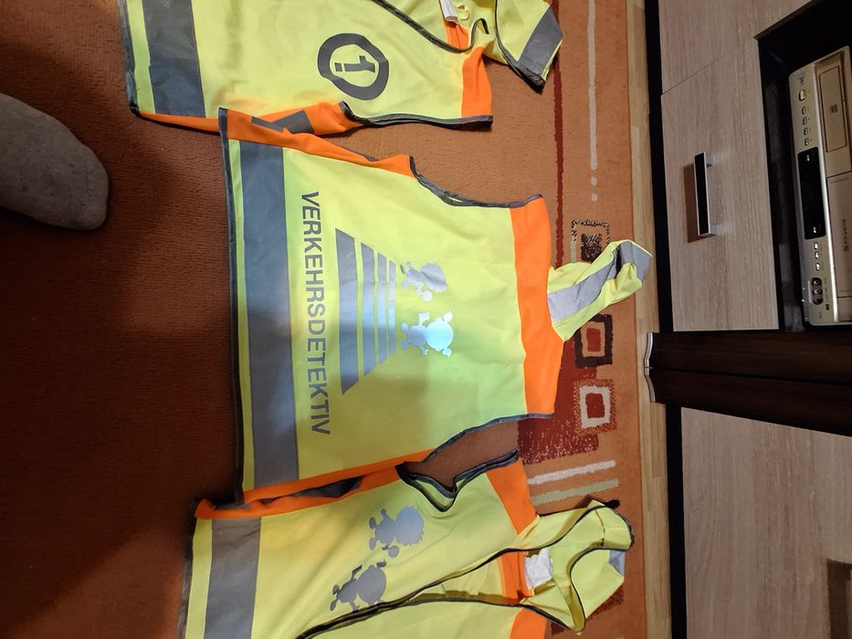 4 Vestă Reflectorizanta Siguranță Ciclism Copii