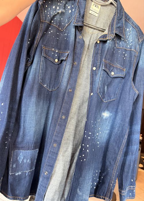 Мъжка Дънкова Риза