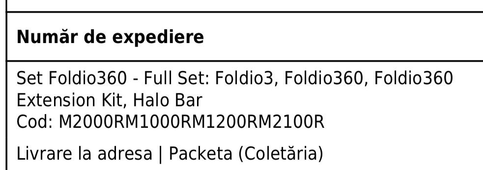 Set foldio 360 (cort foto, halobars, set 360)