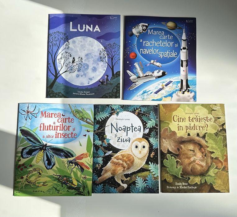 Cărți Usborne NOI - 3D, muzicale, tactile, cu clapete  - eng & ro