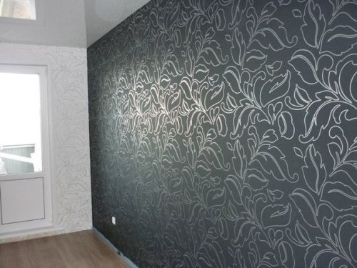 Поклейка  обоев.