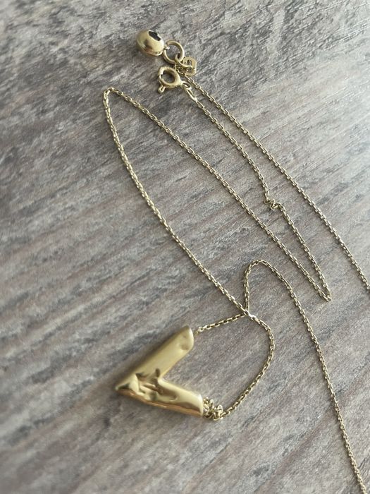 Золотое колье луи витон 2017