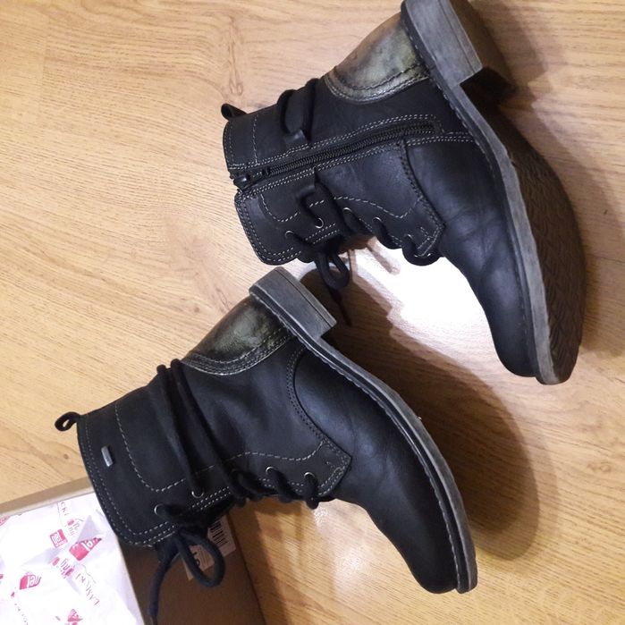 Боти от естествена кожа за момиче 31н.