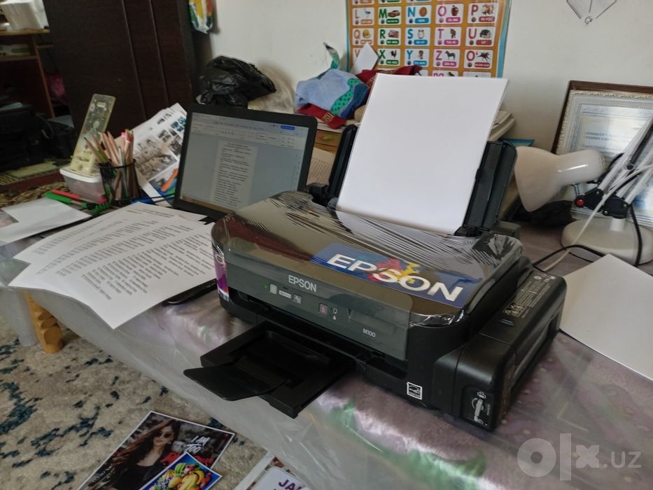 Epson M100 reaktiv juda tezkor printer dyuza 100% zaprafka tola tayyor