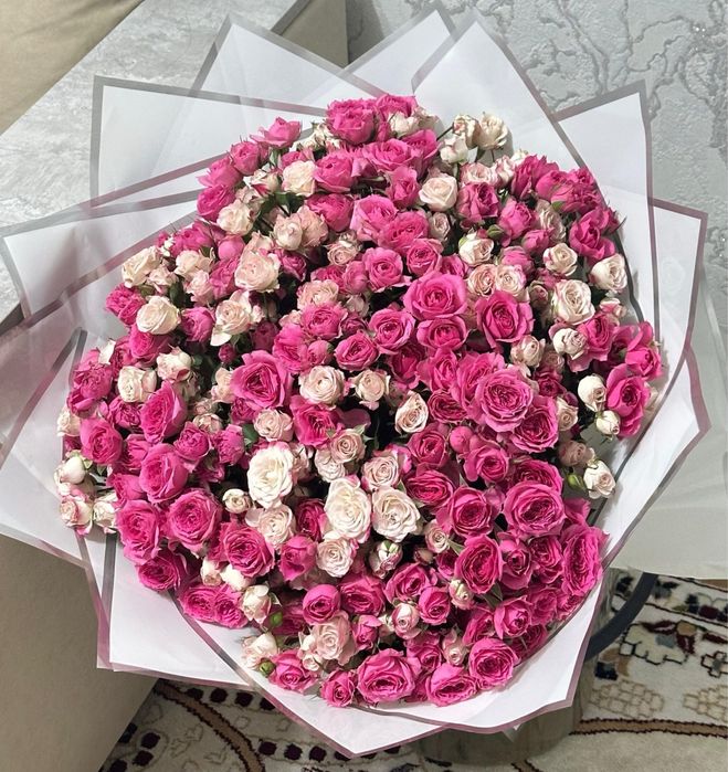 101 роза - 12000 тг