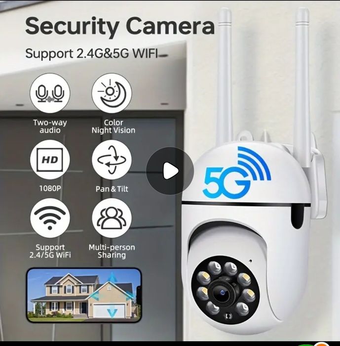 Камера охранителна, малка, елегантна.