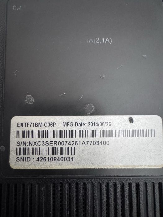 Ноутбук Packard bell