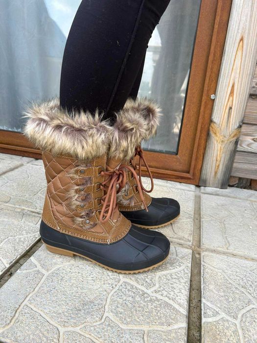 Дамски зимни ботуши  кафяво СЕГА 17.90 евро - размери 36. , 40. 41-42