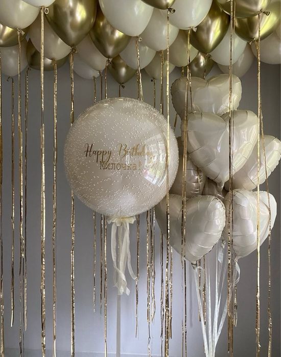 Шары гелиевые с досиавкой .