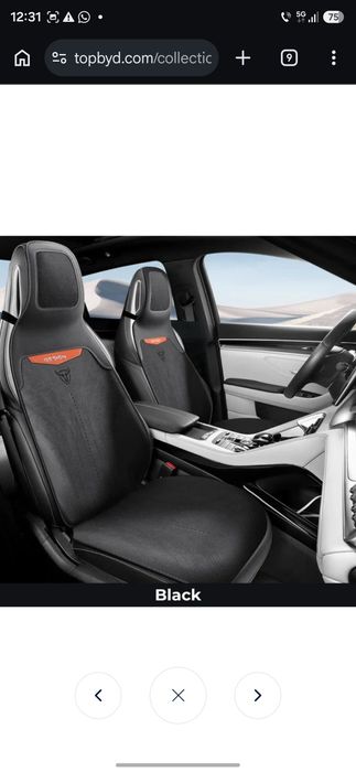 Huse scaune BYD Sealion 5 DMi, negru