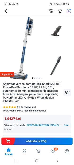Aspirator shark propower