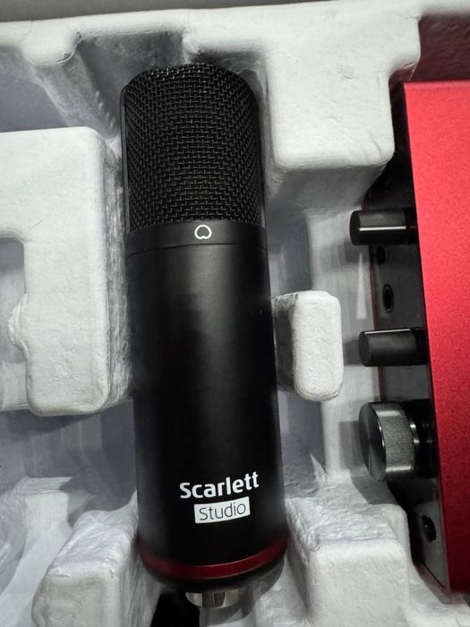 Focusrite Scarlett Solo studio и Нетбук